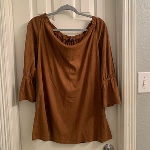 Brown Suede Dress